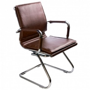 Кресло для посетителя Бюрократ CH-993-Low-V/Brown коричневый в Богандинском - bogandinskij.ok-mebel.com | фото